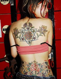 Upper Back Tattoos Designs For Women