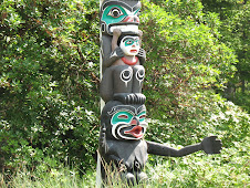 A Totem pole in Stanley Park