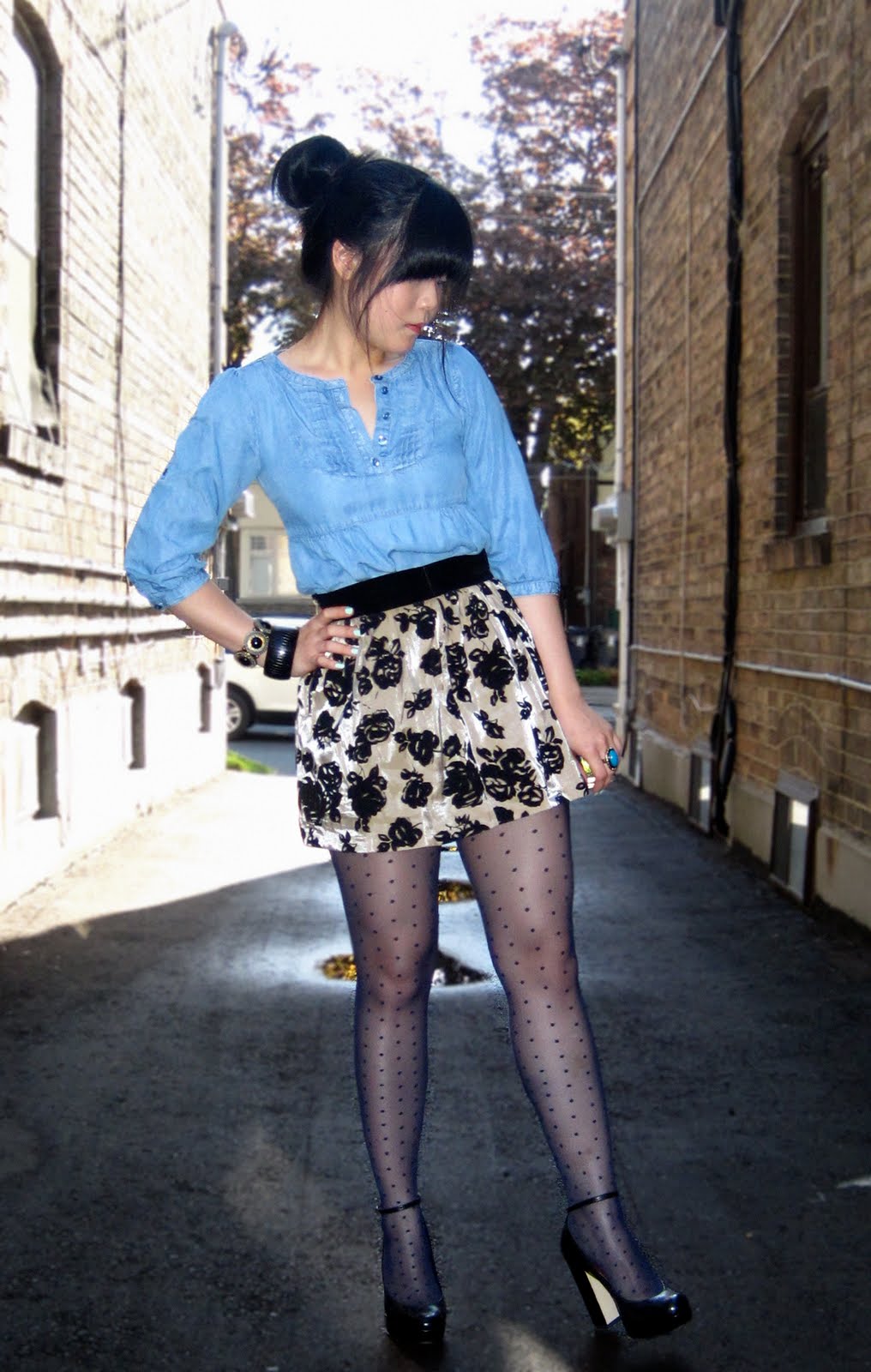 Featured blogger Monocroma.chic - Fashionmylegs : The tights and ...