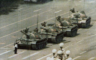Tianenmen Tank Man--did not actually change things, did he?