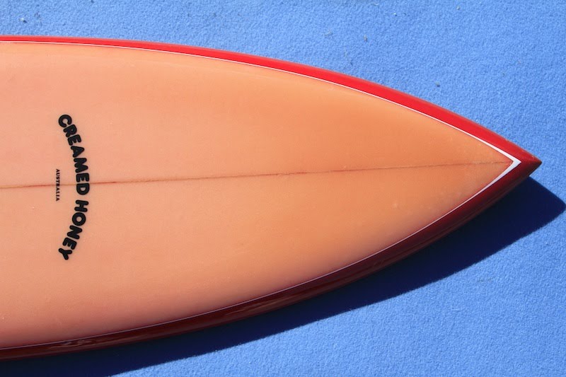 vintage surfboard collector UK Creamed Honeys by Richard Harvey