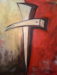 cross painting easy paintings canvas crosses paint beginners christian acrylic religious easter party still alice diy painted drawing rustic doesn