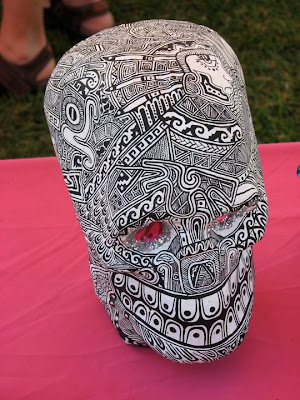 This skull by a different artist was one of the 