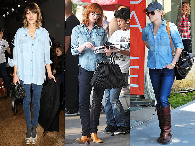 Jilly Moos: how to wear chambray shirts