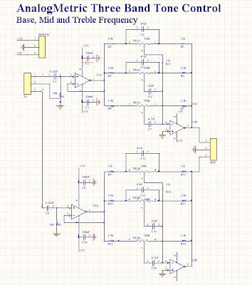 Kikitronic -- DIY Audio Kits: Three Band Tone Control