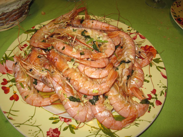  langostinos al horno con ajo y perejil 