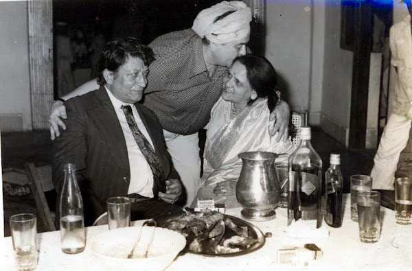With Mr. Raj Kapoor at his son Kapils wedding - 1980