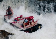 Rafting Bull Sluice on the Chattooga River