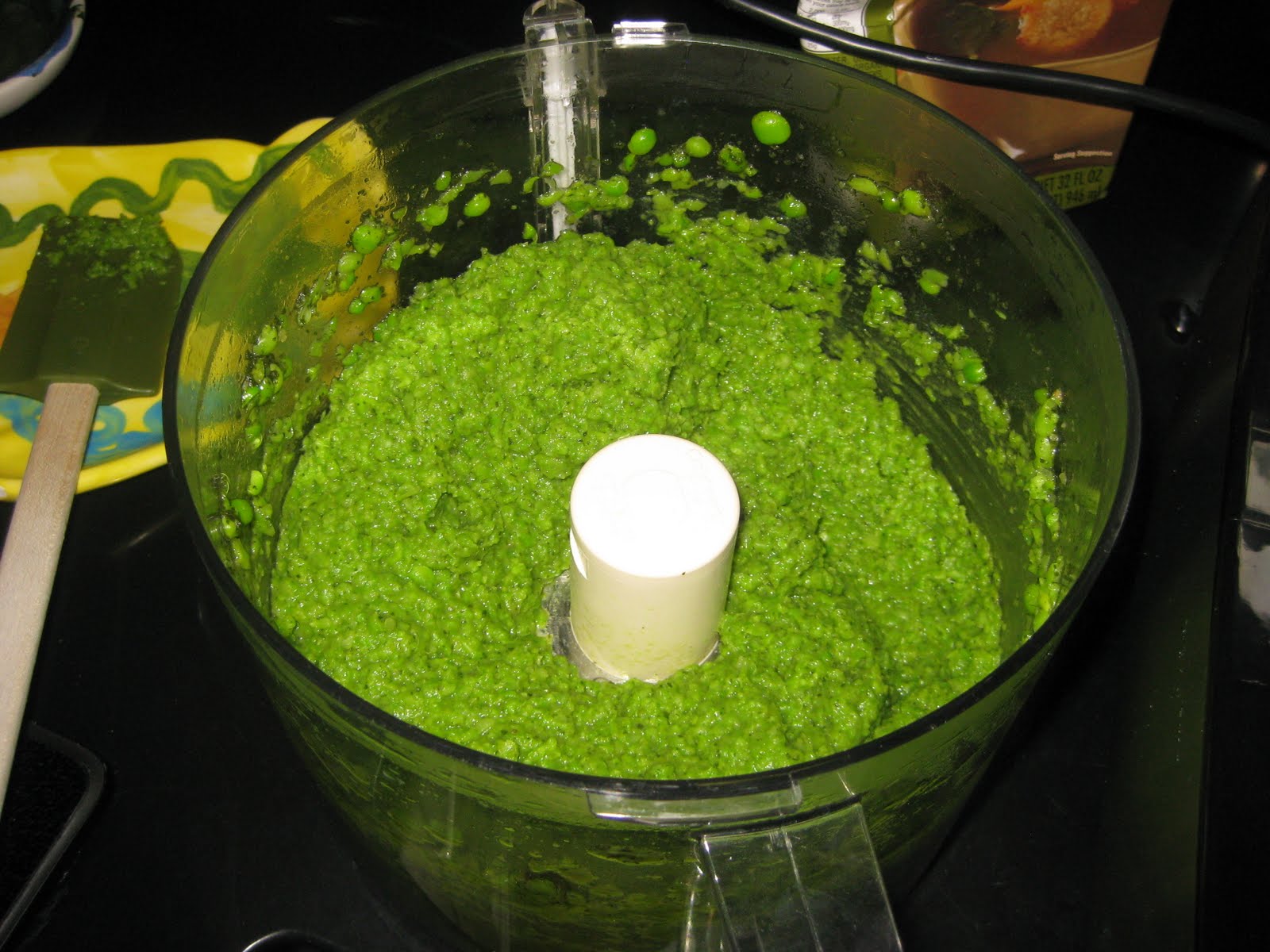 The Full Plate Blog Bright Green Pea Dip (that can multitask as a