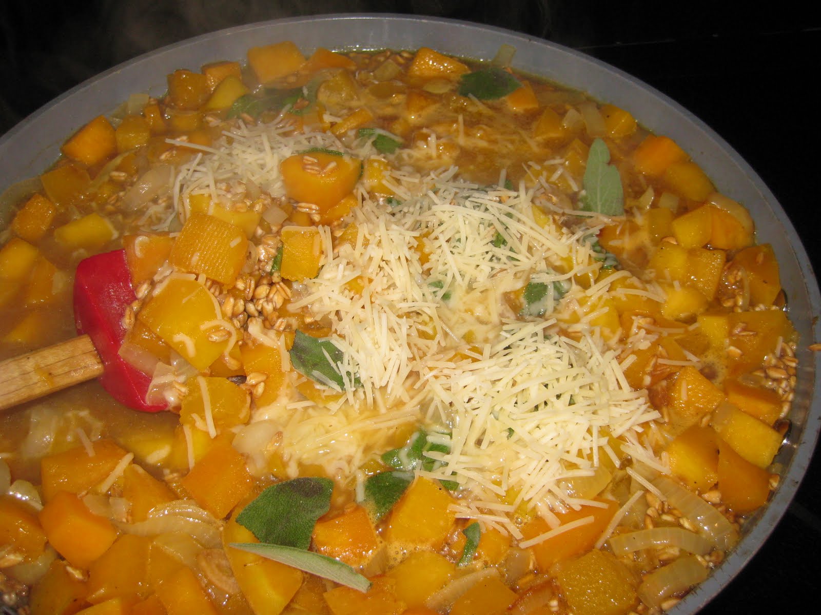 The Full Plate Blog As promised...my FarroButternut Squash Risotto recipe