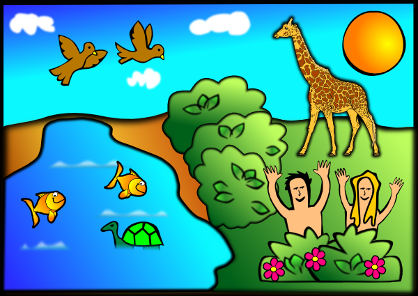 free christian clip art adam and eve - photo #27