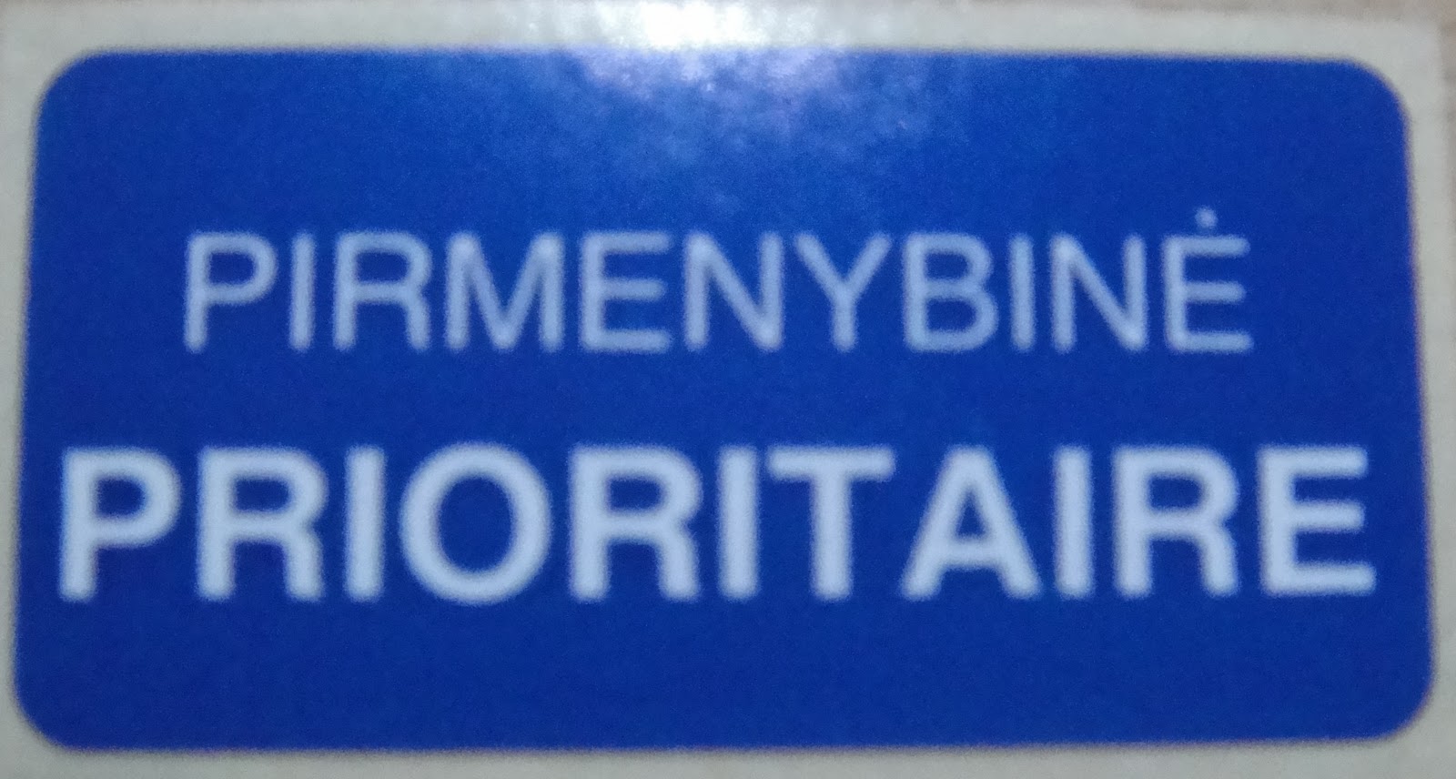 International Airmail And Priority Mail Labels: Lithuania: Airmail and ...