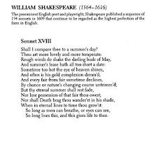 W. SHAKESPEARE - SONNET XVIII