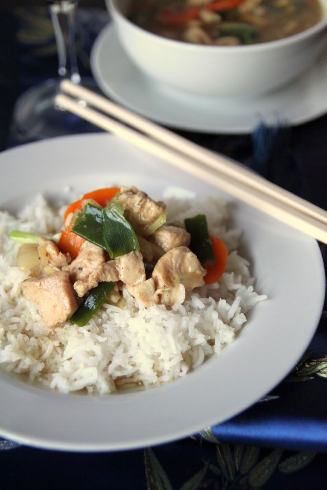 My Kitchen Antics Steamed rice with chicken