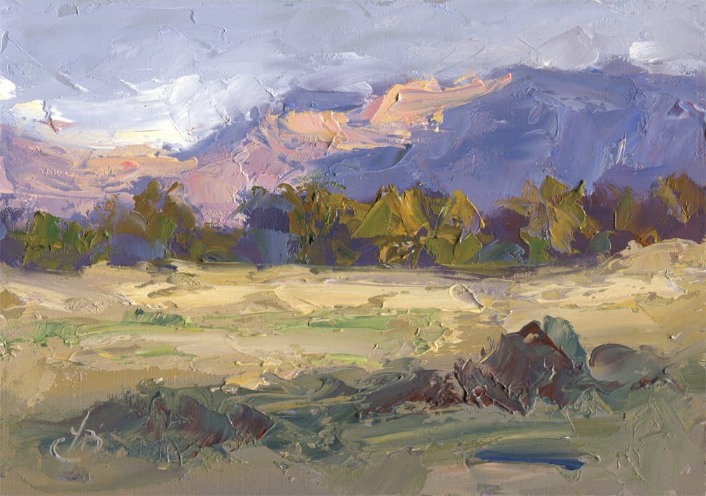 Palette Knife Painters, International KNIFE PAINTING BY TOM BROWN