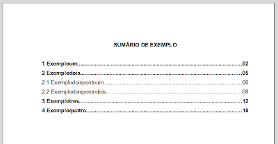 Como fazer sumário de trabalhos acadêmicos de forma prática - Como ...