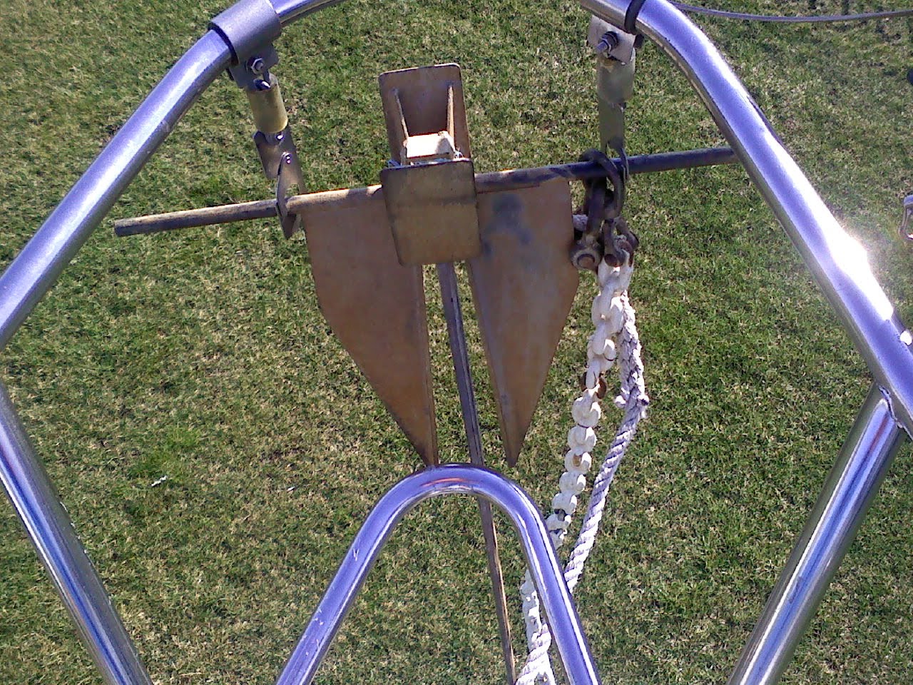 Adventures of Joyful Too The Old Shipyard New anchor holder