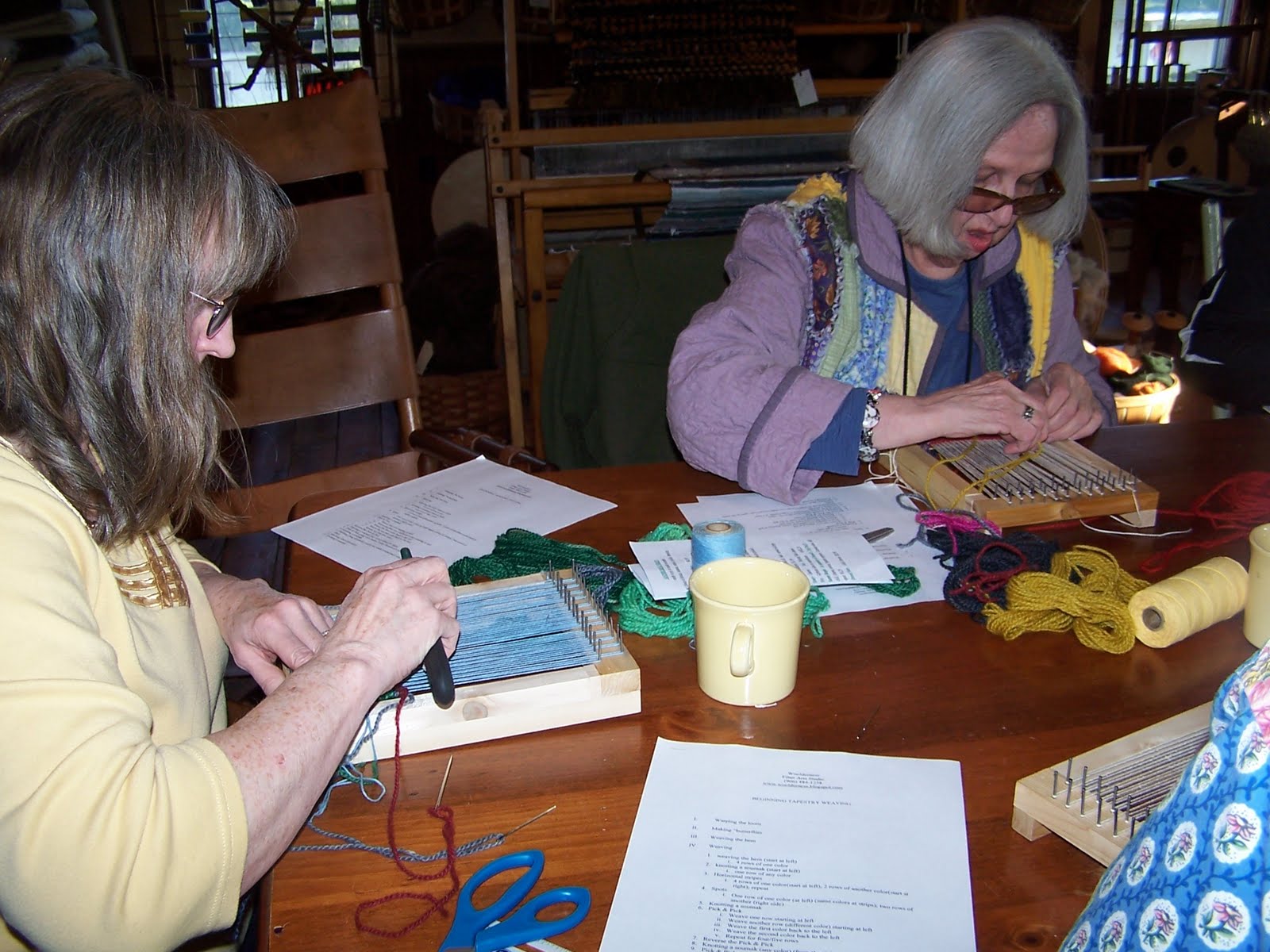 Woolderness, Fiber Arts Studio & Gallery Tapestry Weaving class