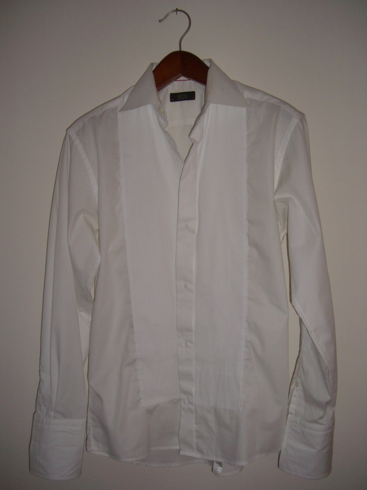 justtestingthis33: Eton White Formal Shirt (Pleated Front)