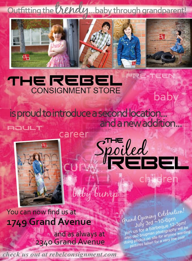 Deb Brugman Photography: The REBEL CLOTHING CO. GRAND OPENING JULY 3RD ...