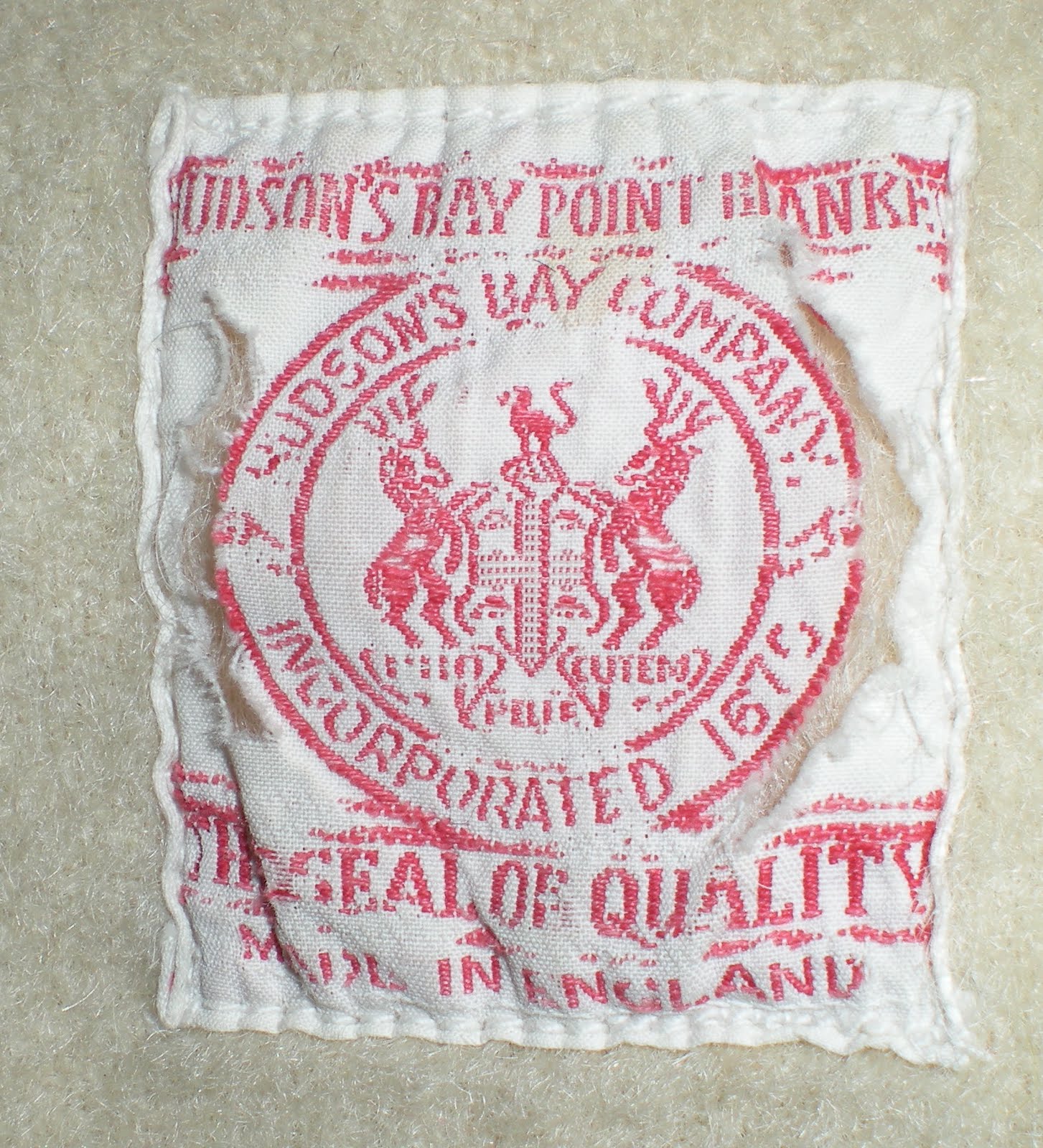 Yank Azman's Genuine Vintage Hudson's Bay Point Blanket