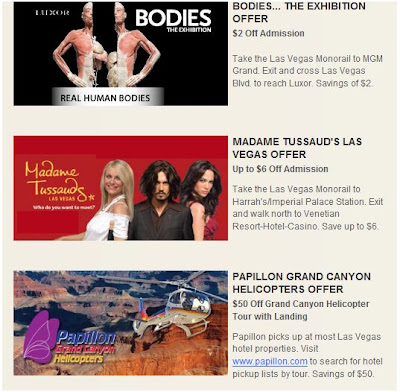 Coupons for Blondes: Las Vegas Monorail Offers Printable Vegas Attraction Coupons