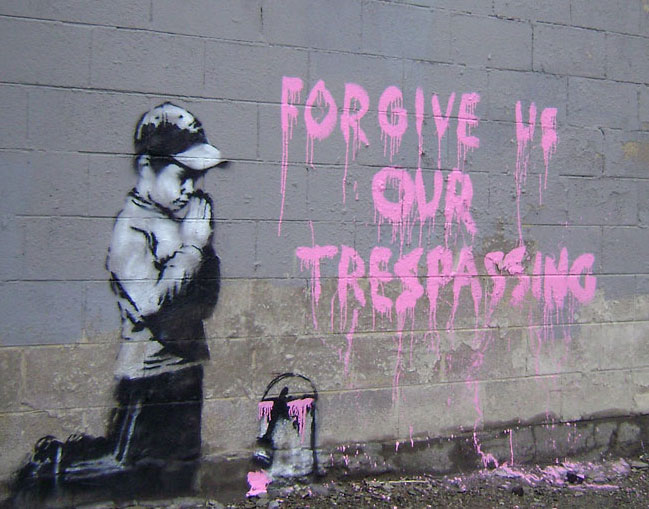 uk graffiti artist banksy. http://www.anksy.co.uk/