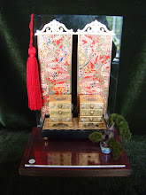 Oriental mini chests - Gold Leaf and chinoiserie