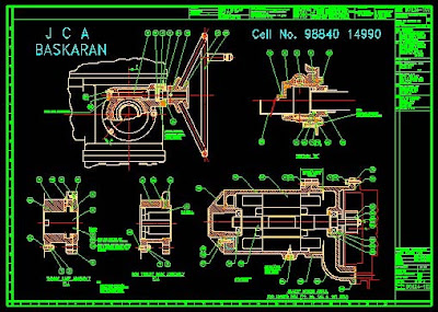 CAD CAM CIM DESIGN: 4. CONVERSION DRAWING & FABRICATION DRAWING
