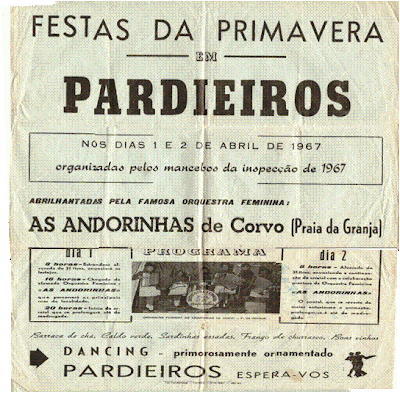 Festa em Pardieiros da Primavera no ano 1967