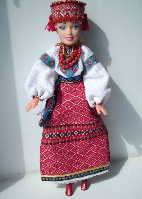 Barbie Doll Ukrainian Attire