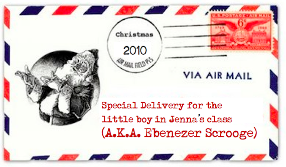 santa claus letter addressed to Ebenezer Scrooge, St. Nick, Devil, children's thoughts, the mind of a child, Christmas stories, believe in santa