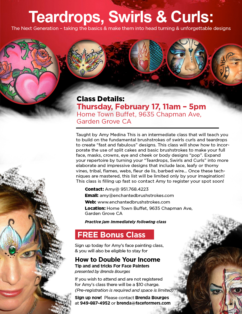 Enchanted Brushstrokes Face and Body Painting By Amy Medina Southern California Face Painting