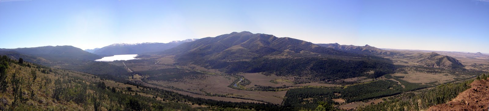 Fotos de la Patagonia Río Quilquihue, Lago Lolog, Vista Panoramica.