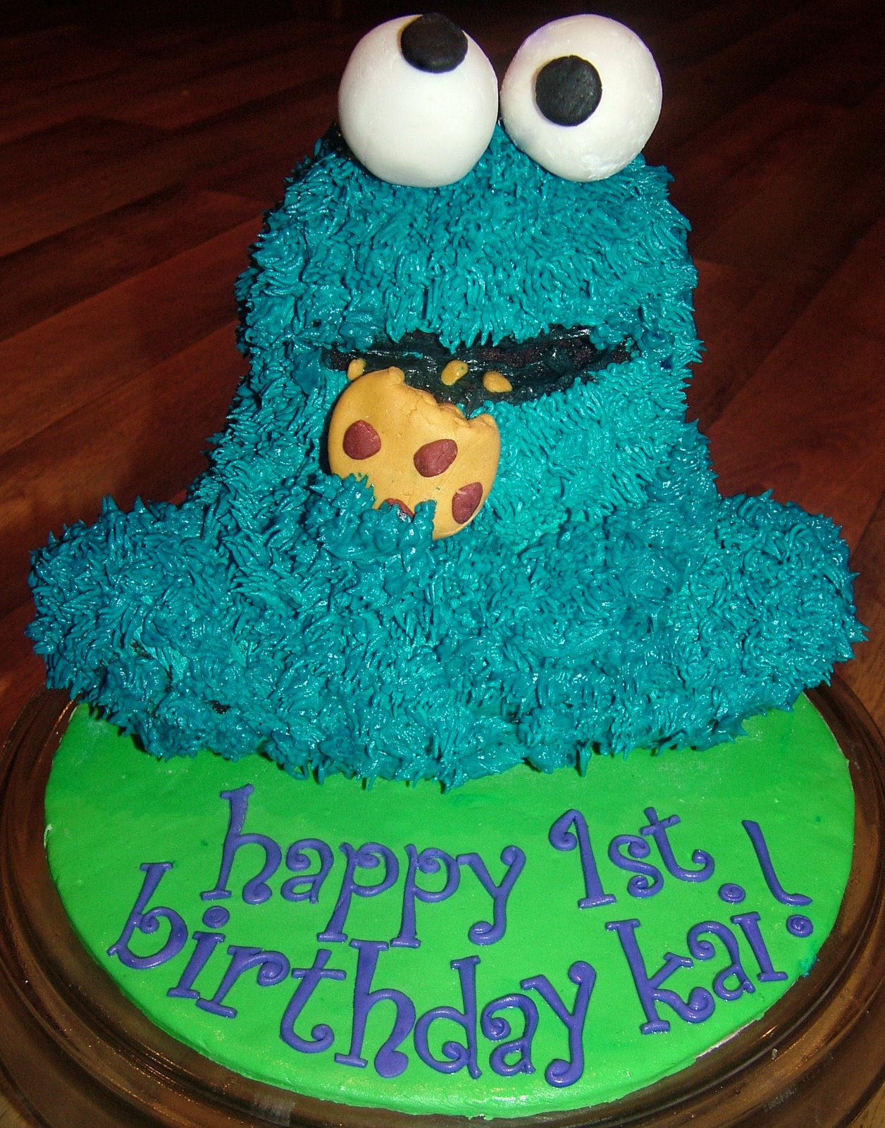 A Piece Of Cake 3D Cookie Monster Cake