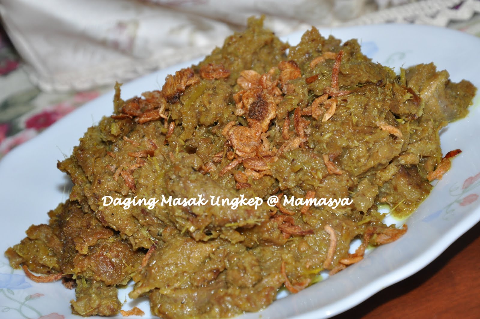 Dapur Mamasya: Daging Masak Ungkep