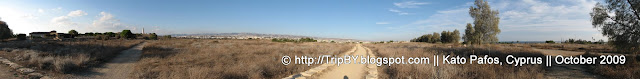 Панорама Като Пафоса с маяком, Kato Pafos with lighthouse, panorama by TripBY