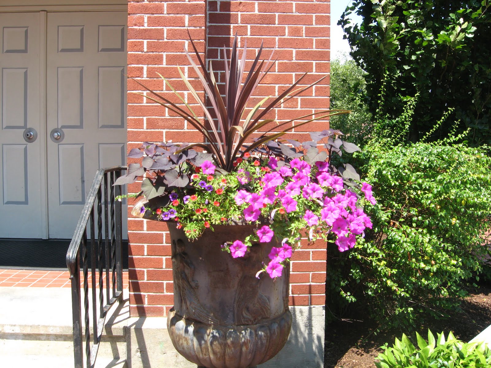 Organic Land Care Custom Flower Boxes and containers