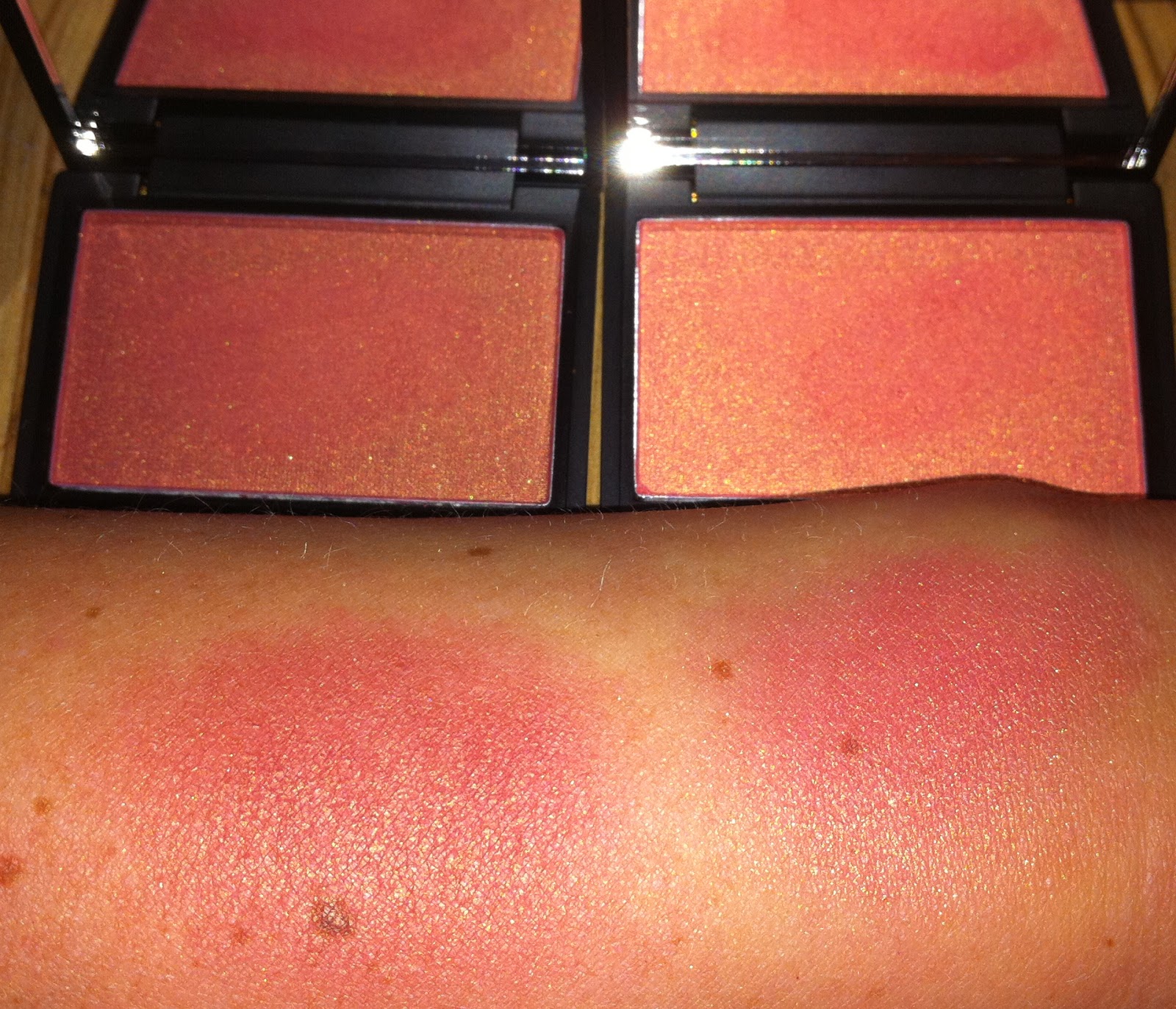 shimmer blush