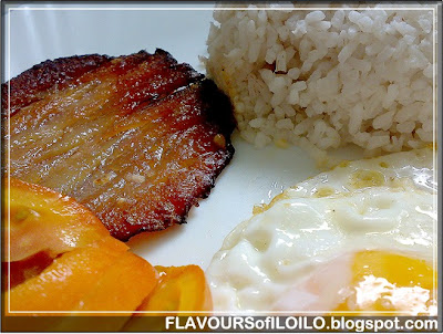 A fish tocino meal