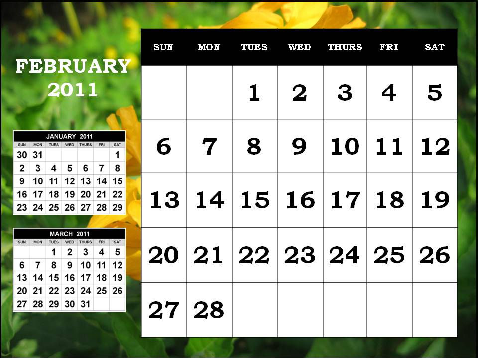 2011 calendar february. 2011 calendar february.