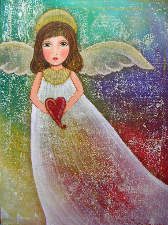 ODD imagination: New Work - Angel Painting