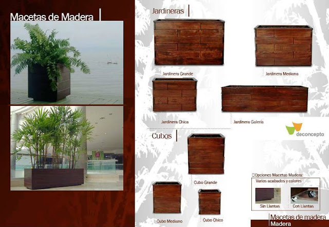 Laura Castillo: Maceta de madera