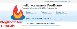feedburner.com Home Page