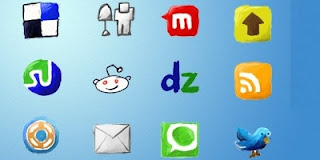 Free Social Bookmark Icons for Blogger - Handycons