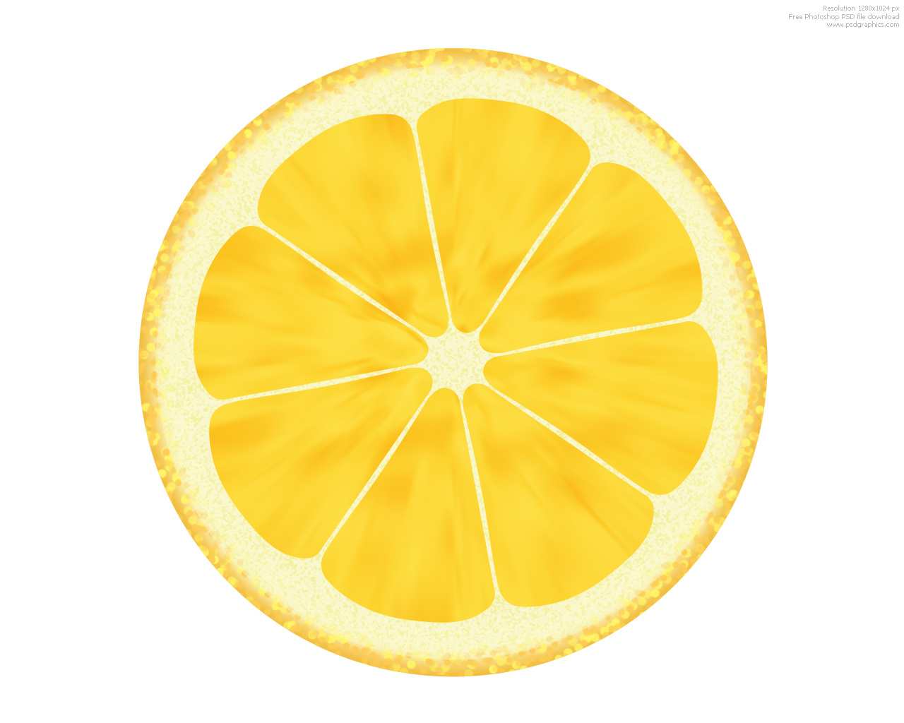 clipart lemon slice - photo #31