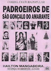 Padroeiros de São Gonçalo do Amarante/RN. Cordel nº 86. julho/2009.