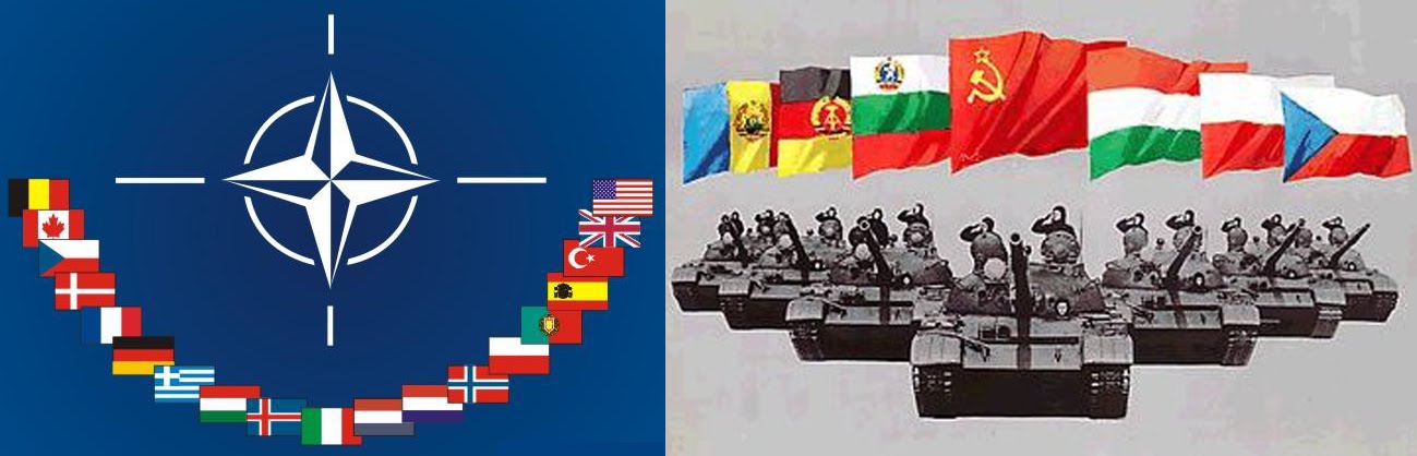 Как назывался военный блок германии. НАТО vs Варшавский договор. НАТО 1989. Флаг Варшавского пакта. СССР vs НАТО.