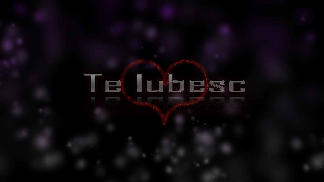 wow wallpaper galleries I love you (romanian) HD Wallpaper