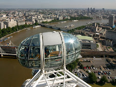 Top of the London Eye looking east